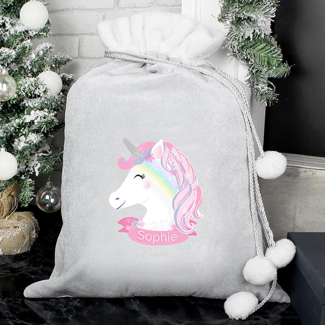 Silver unicorn backpack on sale